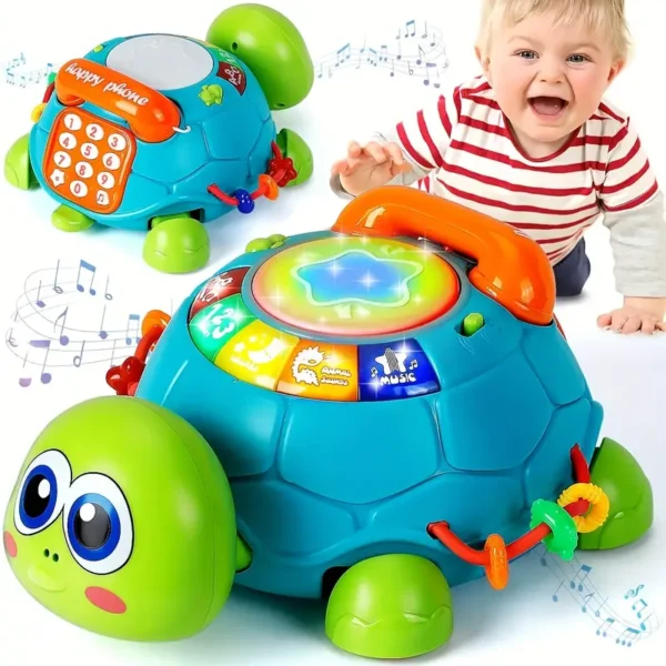 nteractive Light-Up Musical Turtle Toy