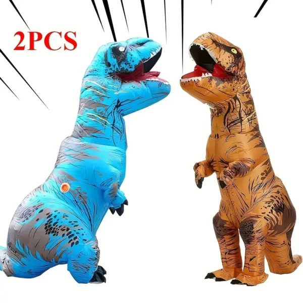 2pcs Fun giant inflatable dinosaur costumes